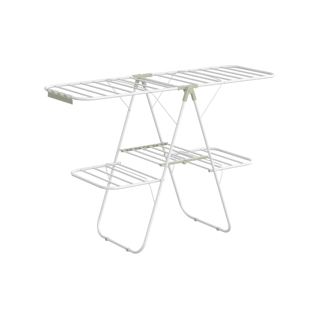 Clothes Drying Rack Foldable 2-Level With Adjustable Wings 67.3in – product view 4 | Amaraloft