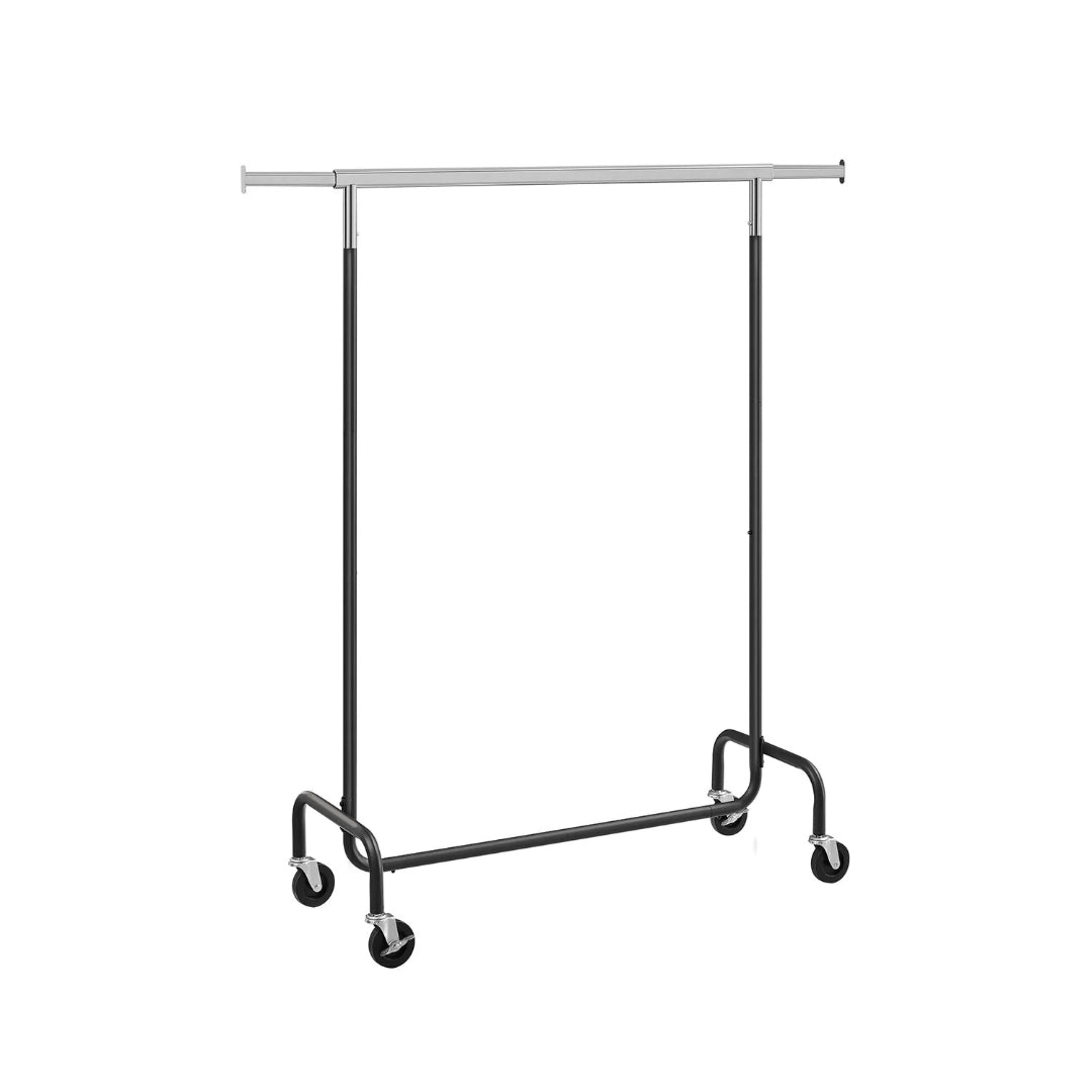 Clothes Rack Heavy Duty Rolling Garment Rack 43.3-59.1in Wide – product view 3 | Amaraloft