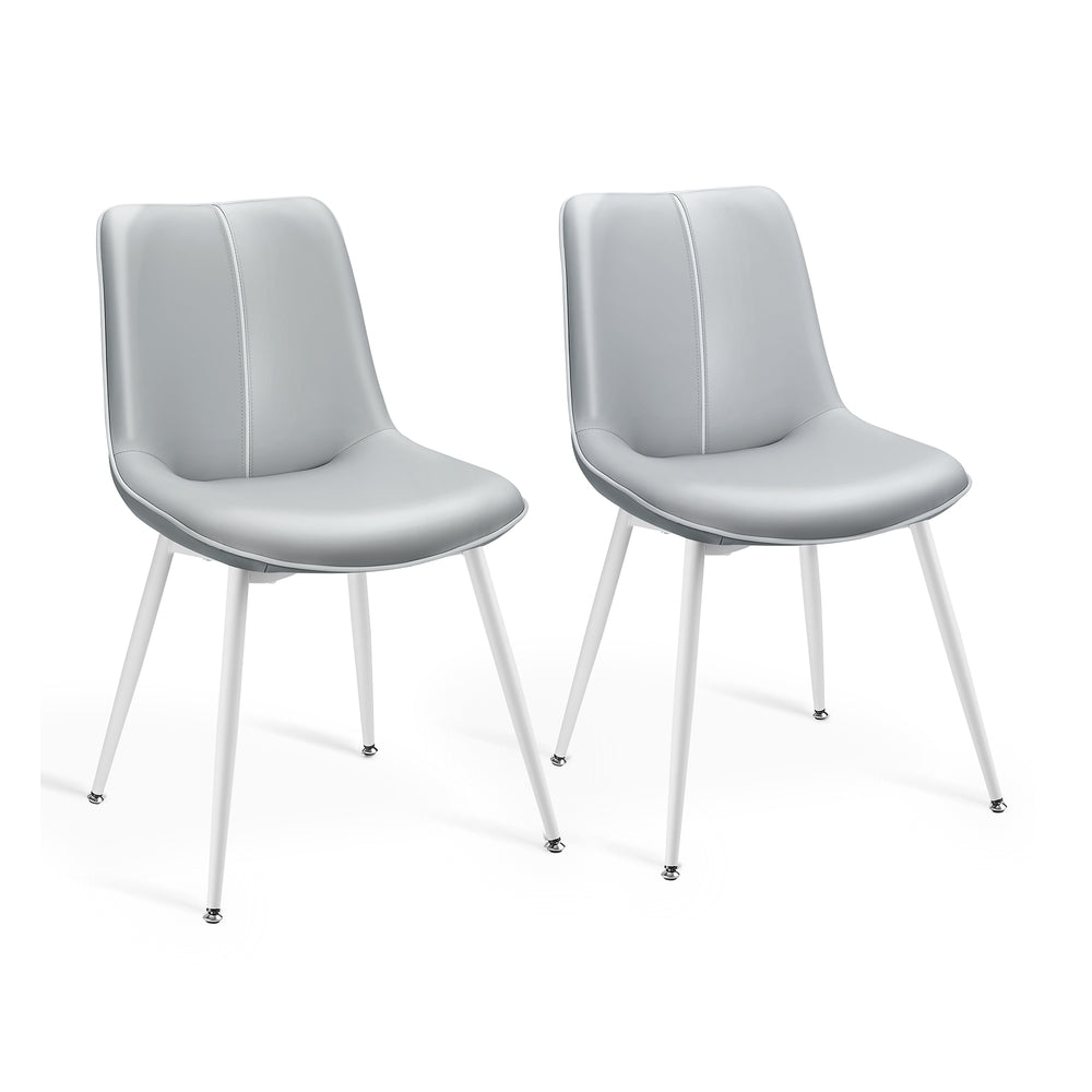 Leather Dining Chairs Set - product photo 09