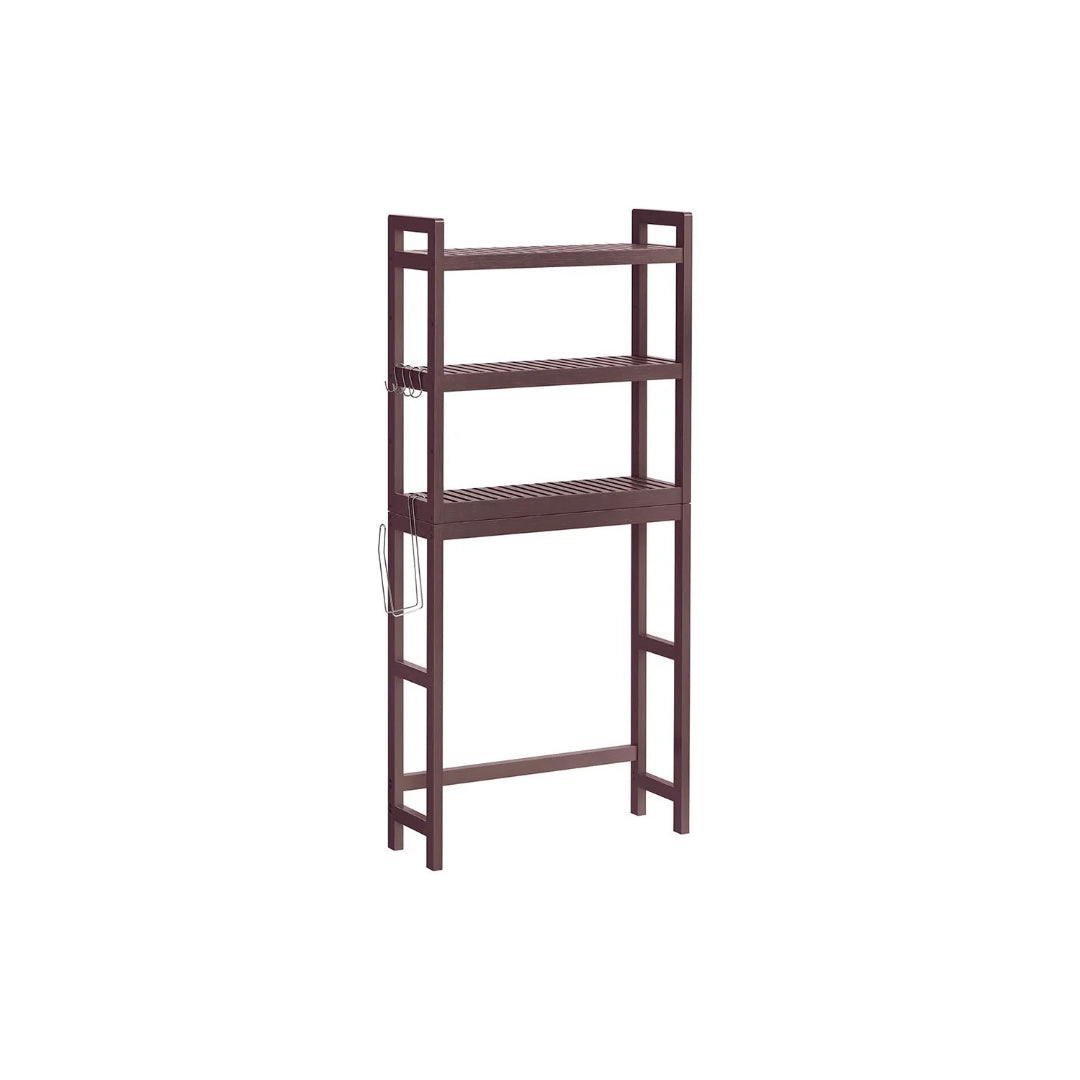 Over Toilet Bathroom Organizer 3-Tier Bamboo Shelf 66.9in High – product view 5 | Amaraloft