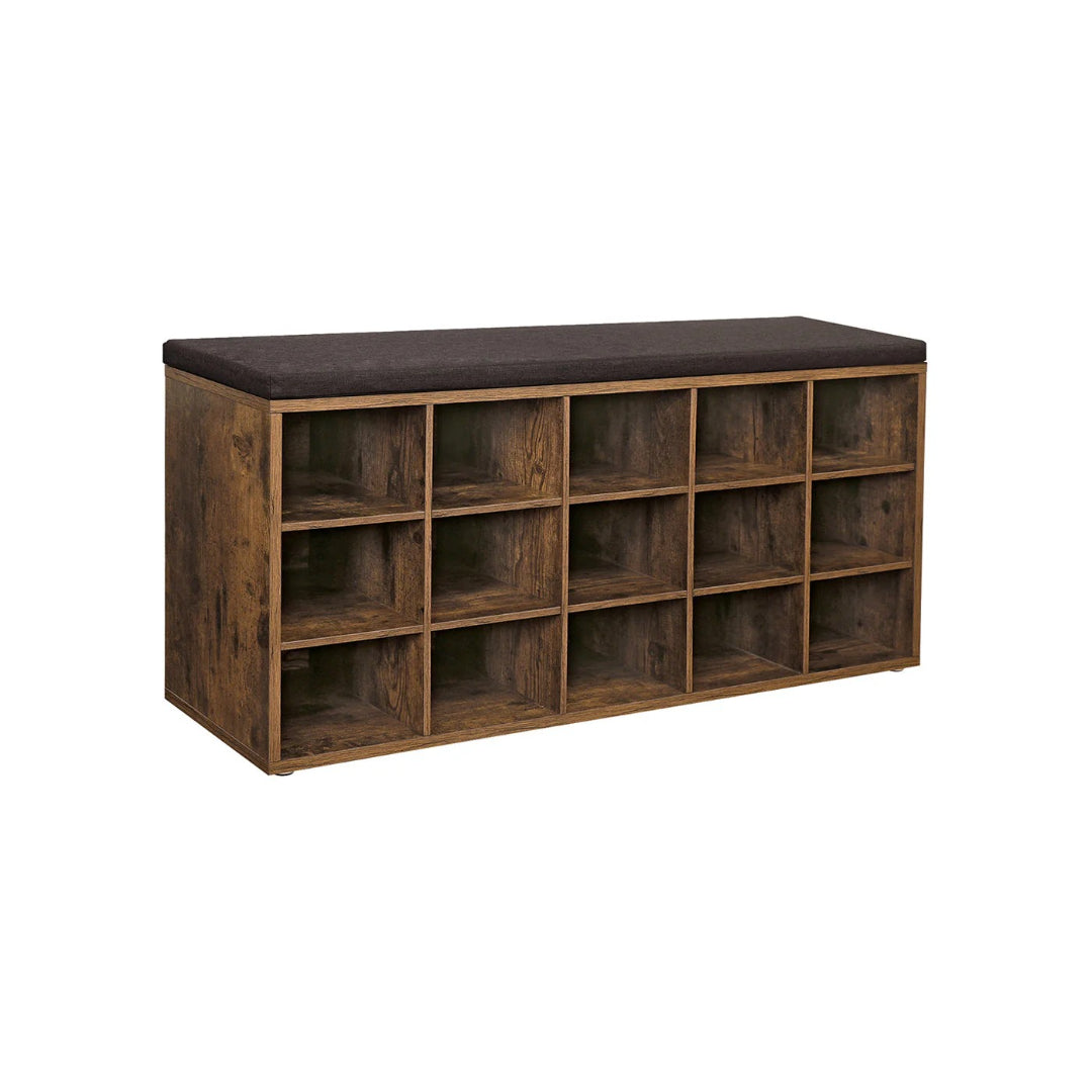 Shoe Storage Bench With Cushion – product view 2 | Amaraloft