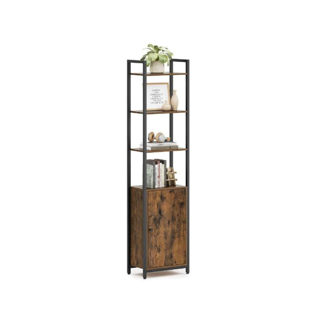6 Tier Bookcase With Door – product view 1 | Amaraloft