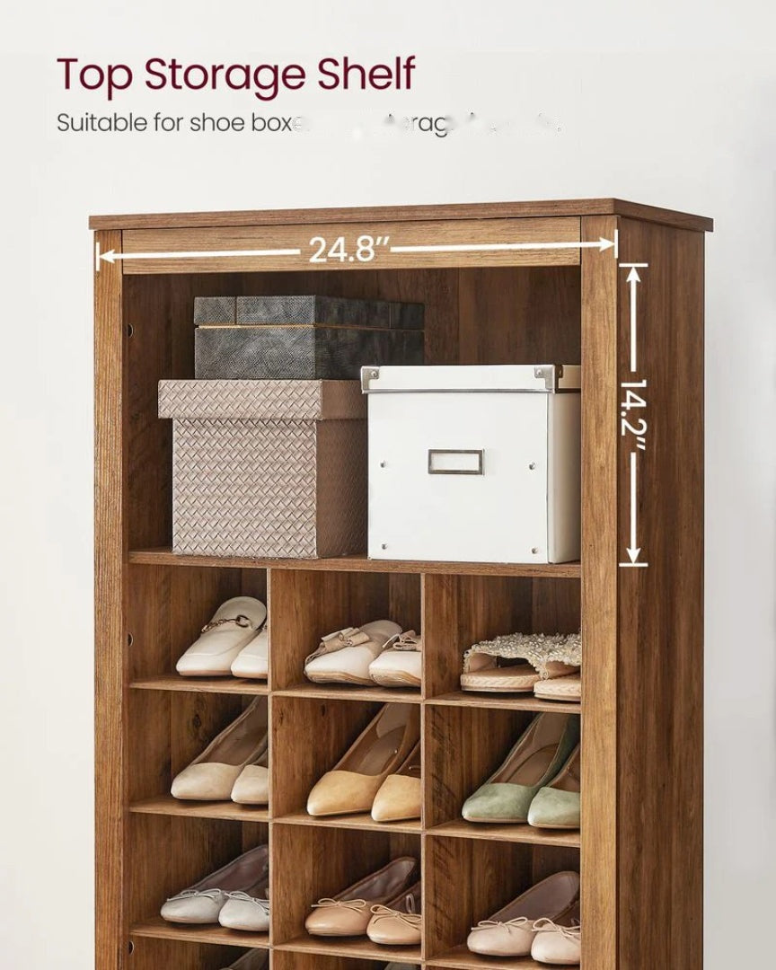 10 Tier Shoe Rack Organizer With Storage Compartments – product view 6 | Amaraloft