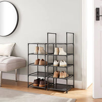 10 Tier Shoe Rack With Metal Frame – product view 12 | Amaraloft