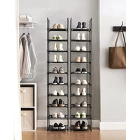 10 Tier Shoe Rack With Metal Frame – product view 14 | Amaraloft