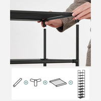 10 Tier Shoe Rack With Metal Frame – product view 17 | Amaraloft