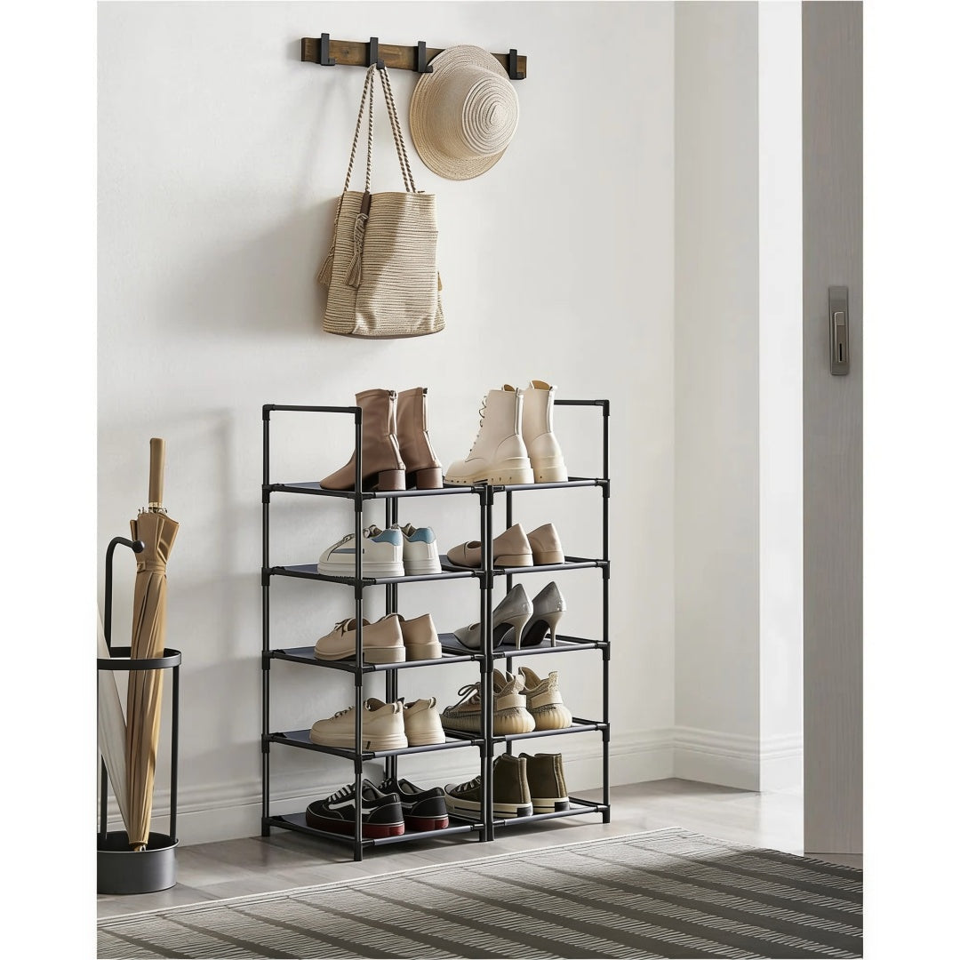 10 Tier Shoe Rack With Metal Frame – product view 23 | Amaraloft