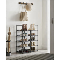 10 Tier Shoe Rack With Metal Frame – product view 23 | Amaraloft
