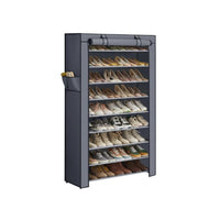 9 Tier Shoe Rack With Cover – product view 3 | Amaraloft