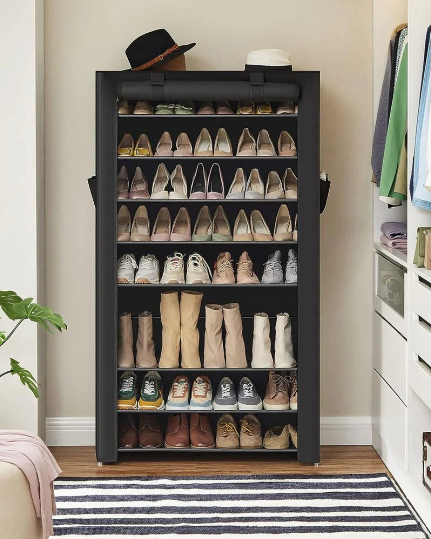 9 Tier Shoe Rack With Cover – product view 8 | Amaraloft