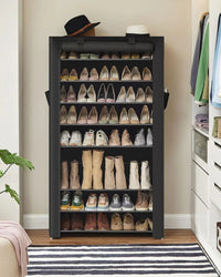 9 Tier Shoe Rack With Cover – product view 8 | Amaraloft