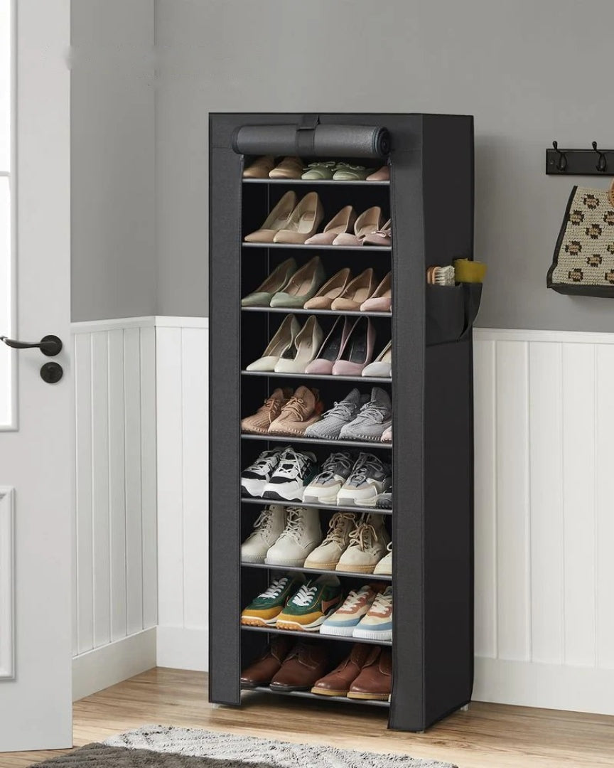 9 Tier Shoe Rack With Cover – product view 12 | Amaraloft