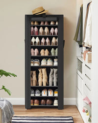 9 Tier Shoe Rack With Cover – product view 13 | Amaraloft