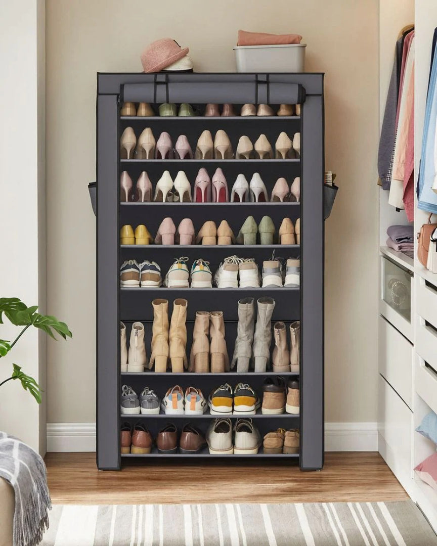 9 Tier Shoe Rack With Cover – product view 16 | Amaraloft