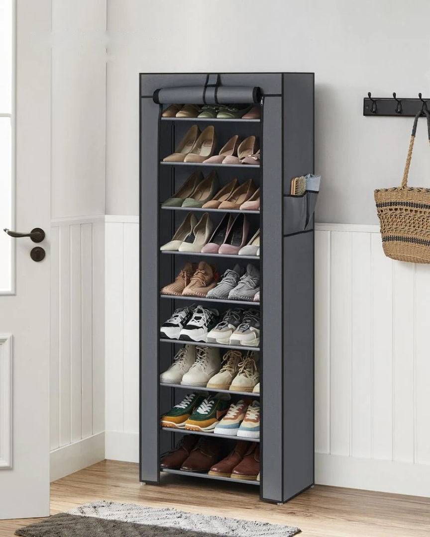 9 Tier Shoe Rack With Cover – product view 17 | Amaraloft