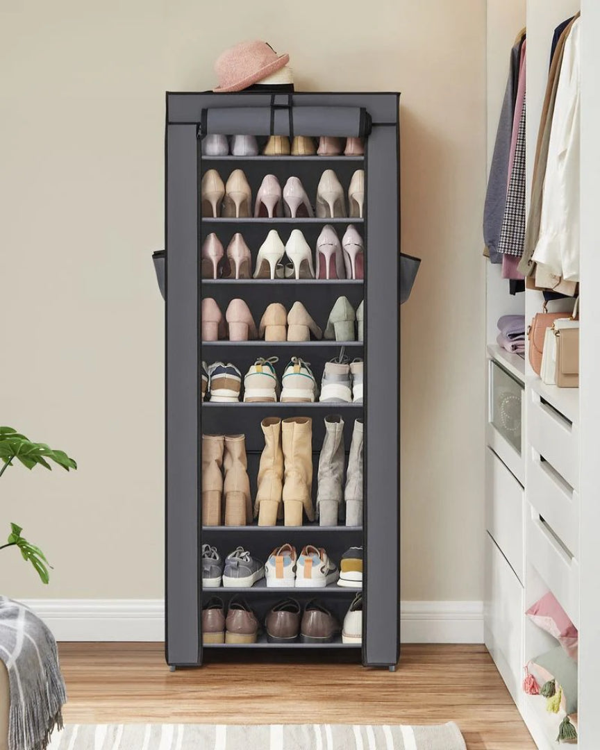 9 Tier Shoe Rack With Cover – product view 18 | Amaraloft