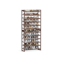 12 Tier Shoe Rack With Metal Shelves – product view 1 | Amaraloft