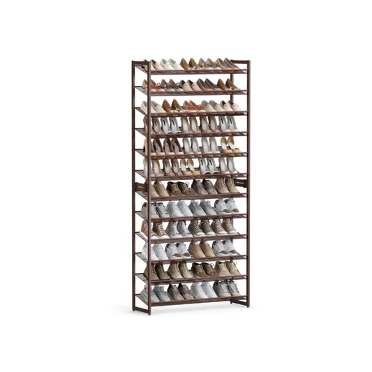 12 Tier Shoe Rack With Metal Shelves – product view 1 | Amaraloft