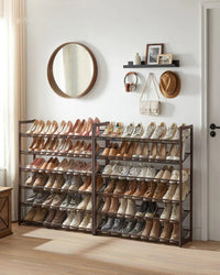 12 Tier Shoe Rack With Metal Shelves – product view 4 | Amaraloft