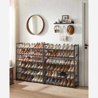 12 Tier Shoe Rack With Metal Shelves – product view 12 | Amaraloft