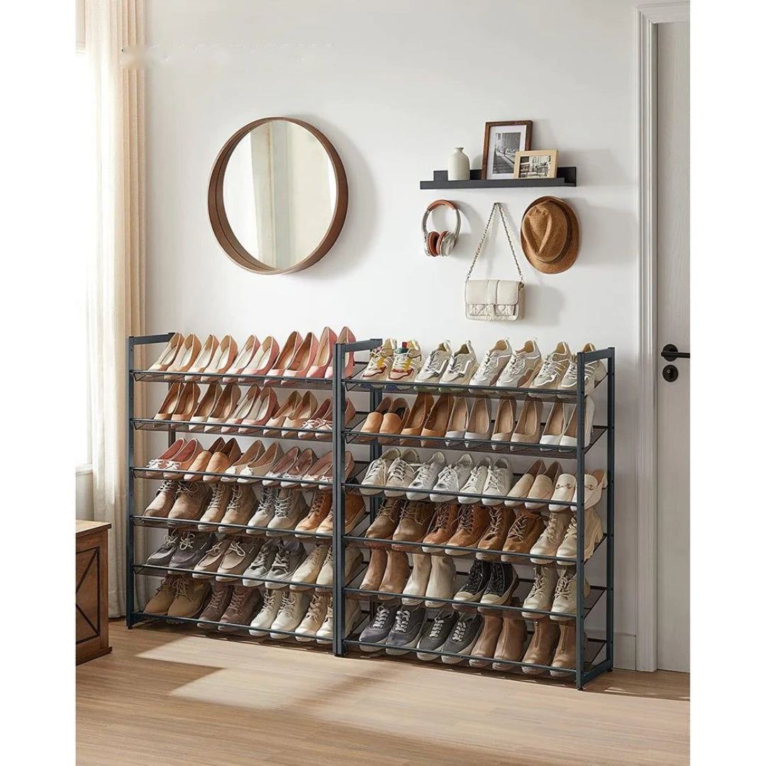 12 Tier Shoe Rack With Metal Shelves – product view 14 | Amaraloft