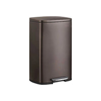 13-Gallon Stainless Steel Step Trash Can with Soft-Close Lid – product view 1 | Amaraloft