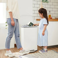 13-Gallon Stainless Steel Step Trash Can with Soft-Close Lid – product view 16 | Amaraloft