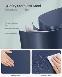13-Gallon Stainless Steel Step Trash Can with Soft-Close Lid – product view 42 | Amaraloft