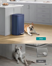 13-Gallon Stainless Steel Step Trash Can with Soft-Close Lid – product view 45 | Amaraloft