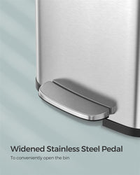 13-Gallon Stainless Steel Trash Can - product photo 04
