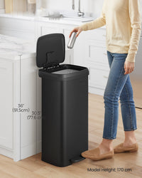 13-Gallon Stainless Steel Trash Can - product photo 38