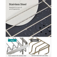 2-Tier Dish Drying Rack with Drainboard – product view 12 | Amaraloft