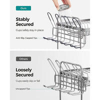 2-Tier Dish Drying Rack with Drainboard – product view 13 | Amaraloft