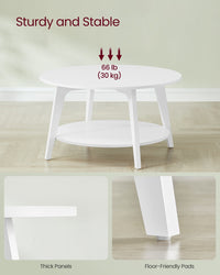 2 Tier Round Coffee Table - product photo 18