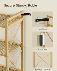 3 Tier Metal Storage Rack With Wheels For Kitchen Or Bathroom - product photo 03