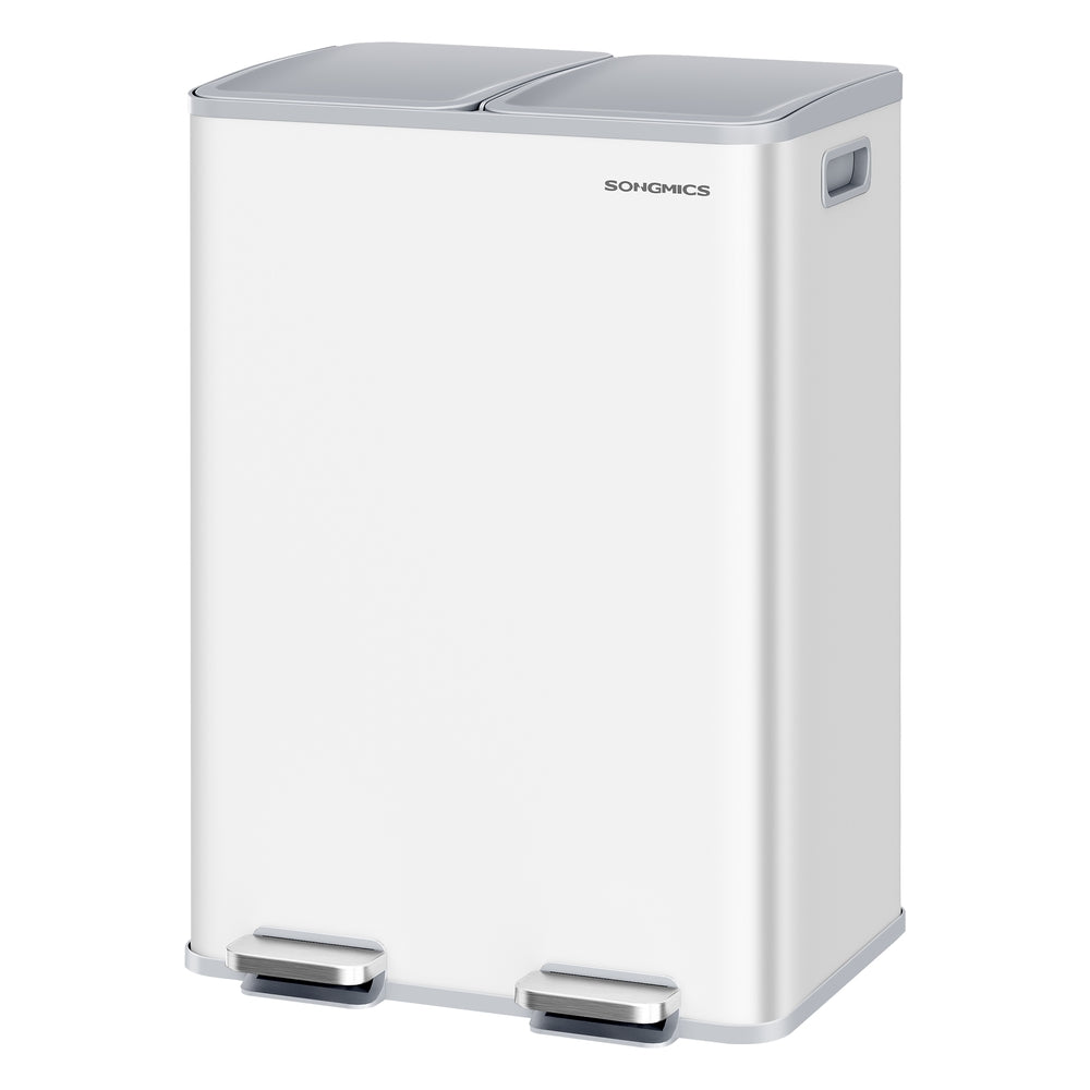 30L X 2 Trash Bin, Dual Pedal, Soft-Close, Stainless Steel, 15 Liners - product photo 22