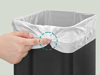 30L X 2 Trash Bin, Dual Pedal, Soft-Close, Stainless Steel, 15 Liners - product photo 31