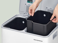 30L X 2 Trash Bin, Dual Pedal, Soft-Close, Stainless Steel, 15 Liners - product photo 34