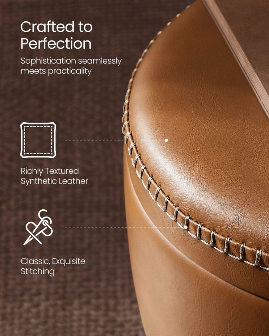 360° Swivel Bar Stool with Adjustable Height and Storage Compartment – product view 11 | Amaraloft