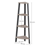 4 Tier Corner Bookshelf – product view 9 | Amaraloft