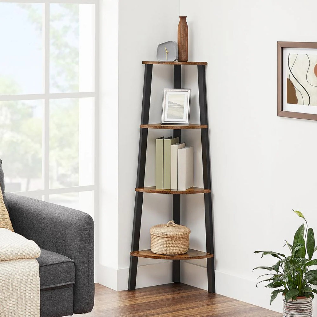 4 Tier Corner Bookshelf – product view 11 | Amaraloft