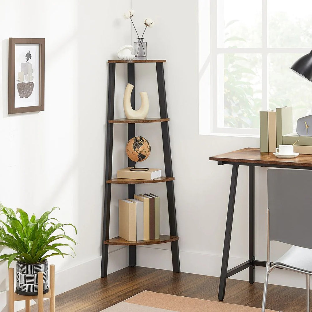 4 Tier Corner Bookshelf – product view 12 | Amaraloft
