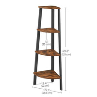 4 Tier Corner Bookshelf – product view 13 | Amaraloft