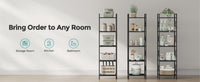 4 Tier Metal Storage Shelf With X Side Frames, 23.6 Inch Wide Rack - product photo 33