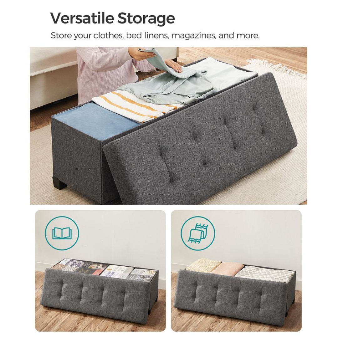 43.3 Inch Storage Ottoman Bench With Lid – product view 14 | Amaraloft