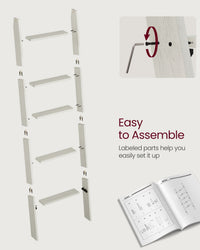 5-Tier Blanket Ladder Shelf - product photo 36