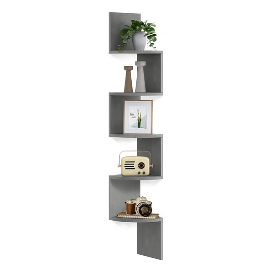 5-Tier Floating Wall Shelf - product photo 01