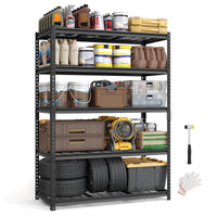 5 Tier Heavy Duty Garage Shelving, 2200 lb Capacity Boltless Rack - product photo 10