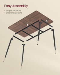 55.1 Inch Dining Table For 4 To 6 People, Modern Kitchen Table - product photo 12