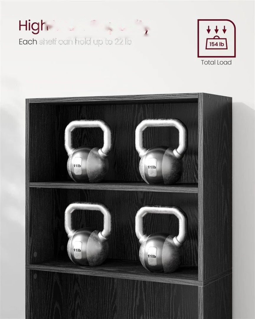 6 Tier Open Bookcase With Adjustable Storage Shelves – product view 15 | Amaraloft